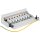 CAT 6a Mini/Desktop Patch Panel, 8 Port, (1 HE)