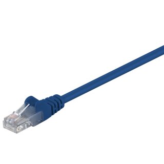CAT 5e Patchkabel, U/UTP, blau