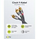 Cinch Y-Kabel, 2 m