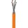 CAT 7A Netzwerkkabel, S/FTP (PiMF), orange