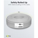 100 dB SAT-Koaxialkabel, doppelt geschirmt, Cu