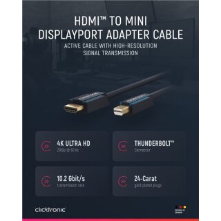 Aktives mini DisplayPort™-auf-HDMI™-Adapterkabel