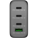 USB-C™ PD GaN Multiport-Schnellladegerät (100 W) schwarz