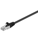 CAT 5e Patchkabel, SF/UTP, schwarz