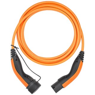 Ladekabel Typ 2, bis zu 22 kW, 7 m, orange