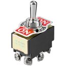 Kippschalter Miniatur, 2x EIN – AUS – EIN, 6...