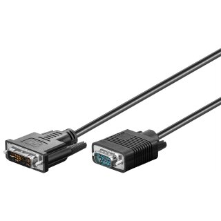 DVI-A/VGA Full HD-Kabel, vernickelt