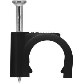 Kabelschelle 10 mm, schwarz