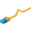 CAT 6A Flach-Patchkabel, U/UTP, gelb