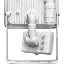 LED-Außenstrahler mit Bewegungsmelder 1700lm 20 W - weiß mit 1700 lm, neutralweißem Licht (4000 K), PIR-Sensor mit ON-/OFF-Funktion und M16-Kabelverschraubung, für den Außeneinsatz geeignet (IP44)