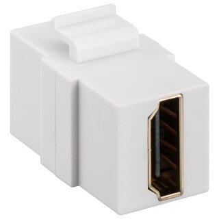 Keystone Modul mit HDMI™-Doppel-Buchse, 4K @ 60 Hz