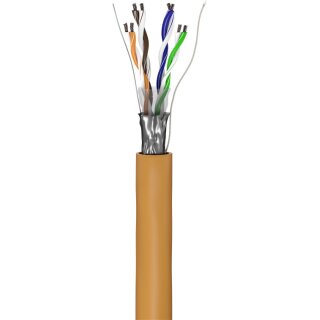 CAT 5e Netzwerkkabel, F/UTP, 100 m, orange