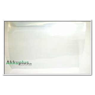 Schrumpfschlauch transparent klar, 165 mm flach, Ø 107 mm,  PVC, Rate: 2:1 - 1lfm.