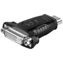 HDMI™/DVI-D-Adapter, vernickelt