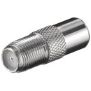 F-Adapter: F-Buchse > Koax-Stecker