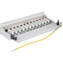CAT 6 Mini/Desktop Patch Panel, 12 Port, (1 HE)