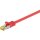 RJ45 Patchkabel CAT 6A S/FTP (PiMF), 500 MHz mit CAT 7 Rohkabel, rot