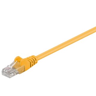 CAT 5e Patchkabel, U/UTP, gelb