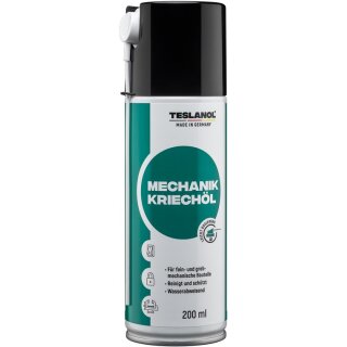 teslanol - Mechanik-Kriechöl-Spray - stabilisiertes und druckfestes Schmiermittel - 200 ml