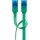 CAT 6A Flach-Patchkabel, U/UTP, grün