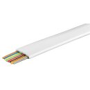 Telefonflachkabel 8-adrig, 100 m Rolle, AWG 28, CCA...
