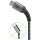 USB-C™-auf-USB-C™-Textilkabel mit Metallsteckern (spacegrau/silber), 0,5 m