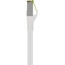 RJ45-Patchkabel mit CAT 8.1-S/FTP-Rohkabel, weiß