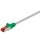 CAT 6 Crossover-Patchkabel, S/FTP (PiMF), grau, grün