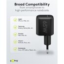 USB-C™ PD GaN Schnellladegerät Nano (65 W) schwarz