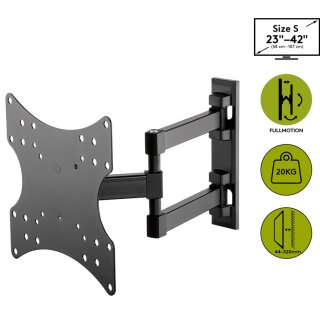 TV-Wandhalterung Basic FULLMOTION (S)