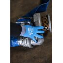 Arbeitshandschuhe mit doppeltbeschichteter Latexbeschichtung - WG-318 - blau wasserdicht