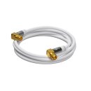 SAT-Antennenkabel (135 dB), 4x geschirmt