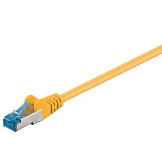 CAT 6A Patchkabel, S/FTP (PiMF), gelb