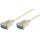 D-SUB 9 pin Anschlusskabel, Buchse/Buchse, seriell Nullmodem