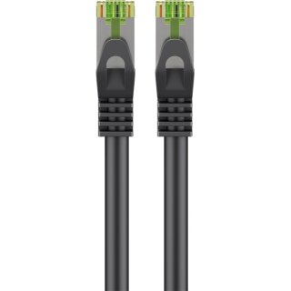 GHMT-zertifiziertes CAT 8.1 Patchkabel, S/FTP (PiMF), schwarz