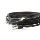 GHMT-zertifiziertes CAT 8.1 Patchkabel, S/FTP (PiMF), schwarz