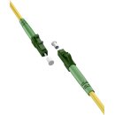 Glasfaserkabel (FTTH), Singlemode (OS2) Yellow, (Simplex), 1 m