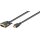 DVI-D/HDMI™-Kabel, vergoldet