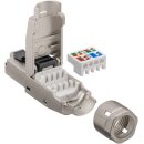 CAT 8.1 feldkonfektionierbarer RJ45-Stecker, STP geschirmt