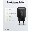 USB-C™ PD GaN Schnellladegerät (25 W) schwarz