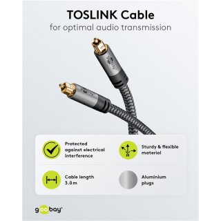 TOSLINK-Kabel, 3 m