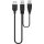 USB 2.0 Hi-Speed Dual-Power Kabel, schwarz