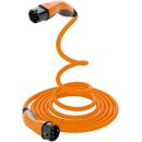 HELIX Komfort-Ladekabel Typ 2, bis zu 7,4 kW, 5 m, orange