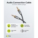 Audio Verbindungskabel AUX, 3,5 mm stereo, 1 m