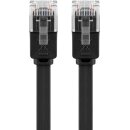 CAT 6 Flach-Patchkabel, U/UTP, schwarz