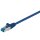 CAT 6A Patchkabel, S/FTP (PiMF), blau