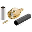 RP-SMA-Crimpstecker