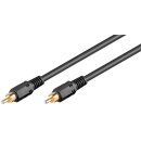 Koaxial Digital Audio Verbindungskabel, Cinch S/PDIF, zweifach geschirmt
