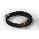 TV Antennenkabel (135 dB), 4x geschirmt