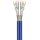 CAT 7A+ Duplex-Netzwerkkabel, S/FTP (PiMF), blau